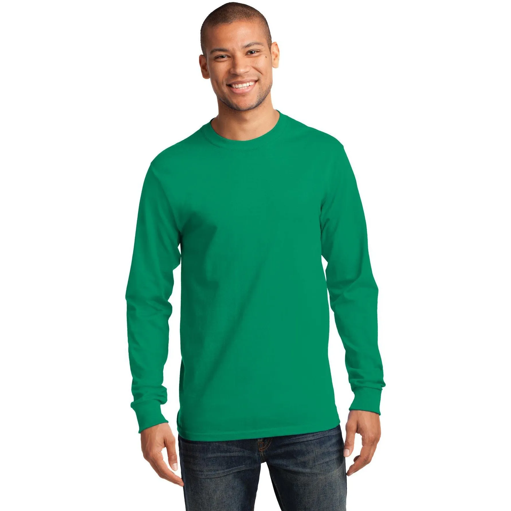 CLOSEOUT - Port & Company Tall Long Sleeve Essential Tee