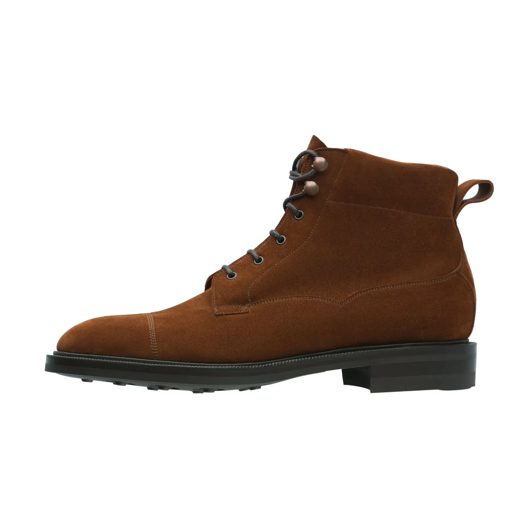 «Connemara» Suede Hiking Boots in Brown