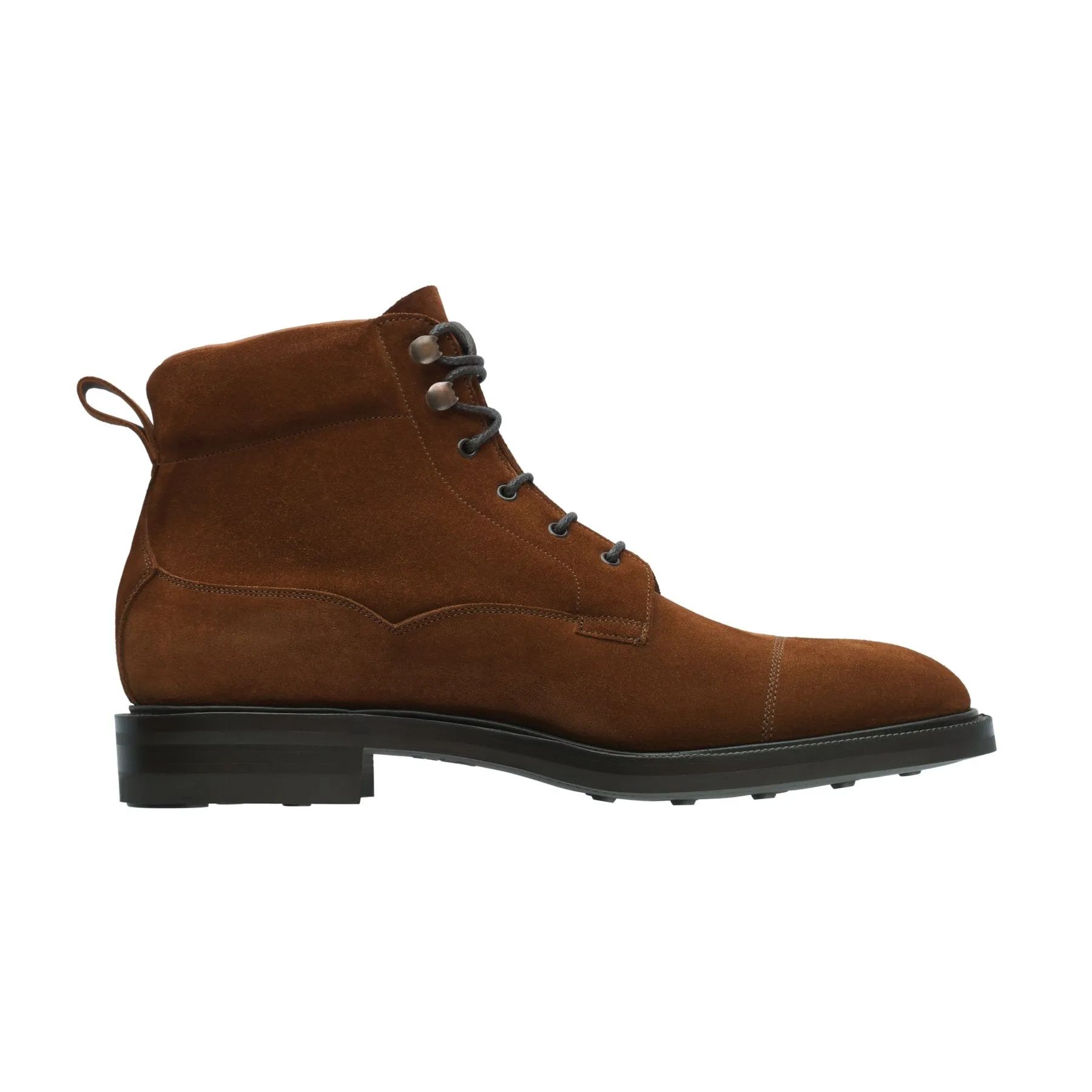 «Connemara» Suede Hiking Boots in Brown