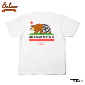 Cookman Tees - TM Paint California Bear : White