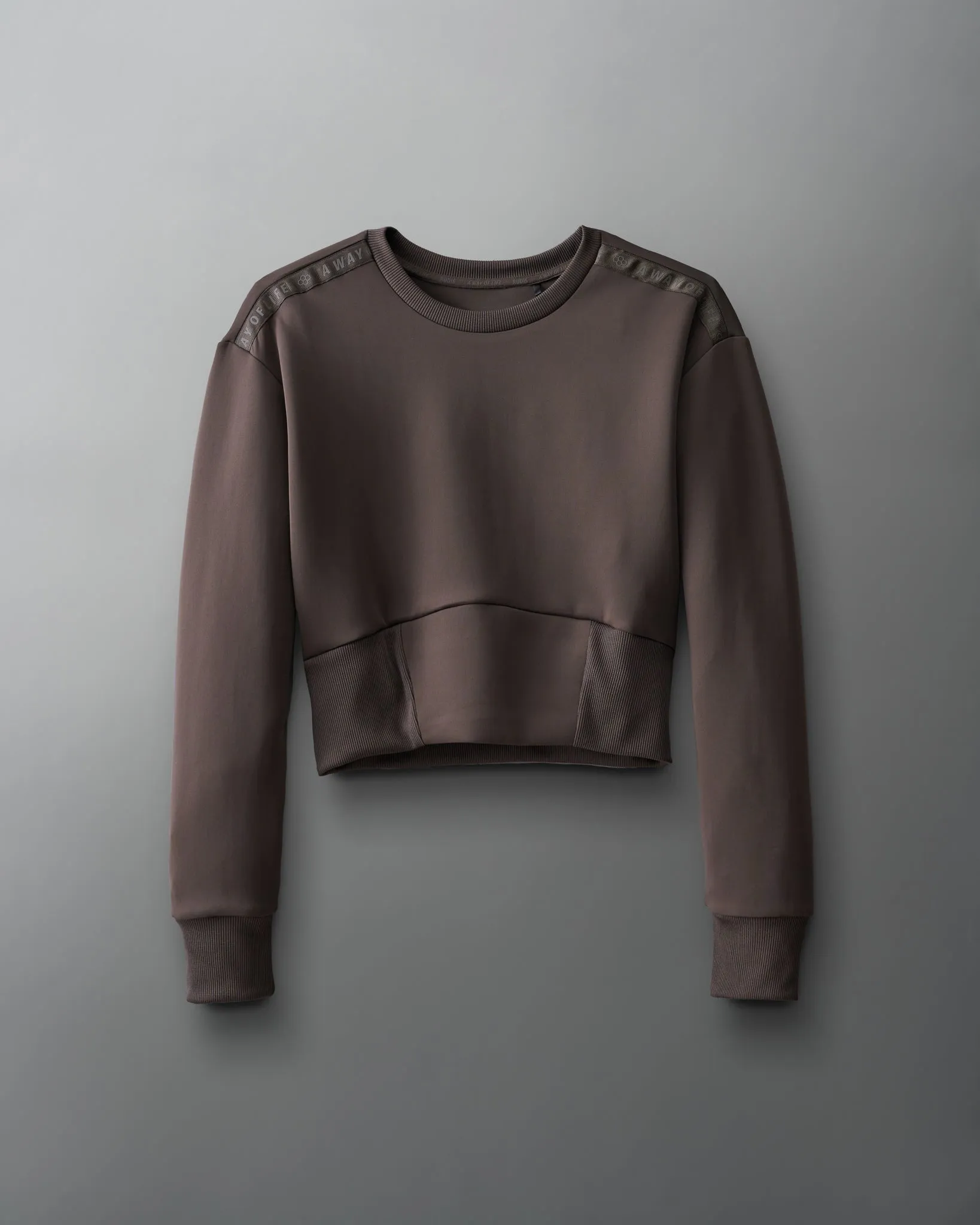 COOL-FEEL Women's Fitted Crew - Cocoa