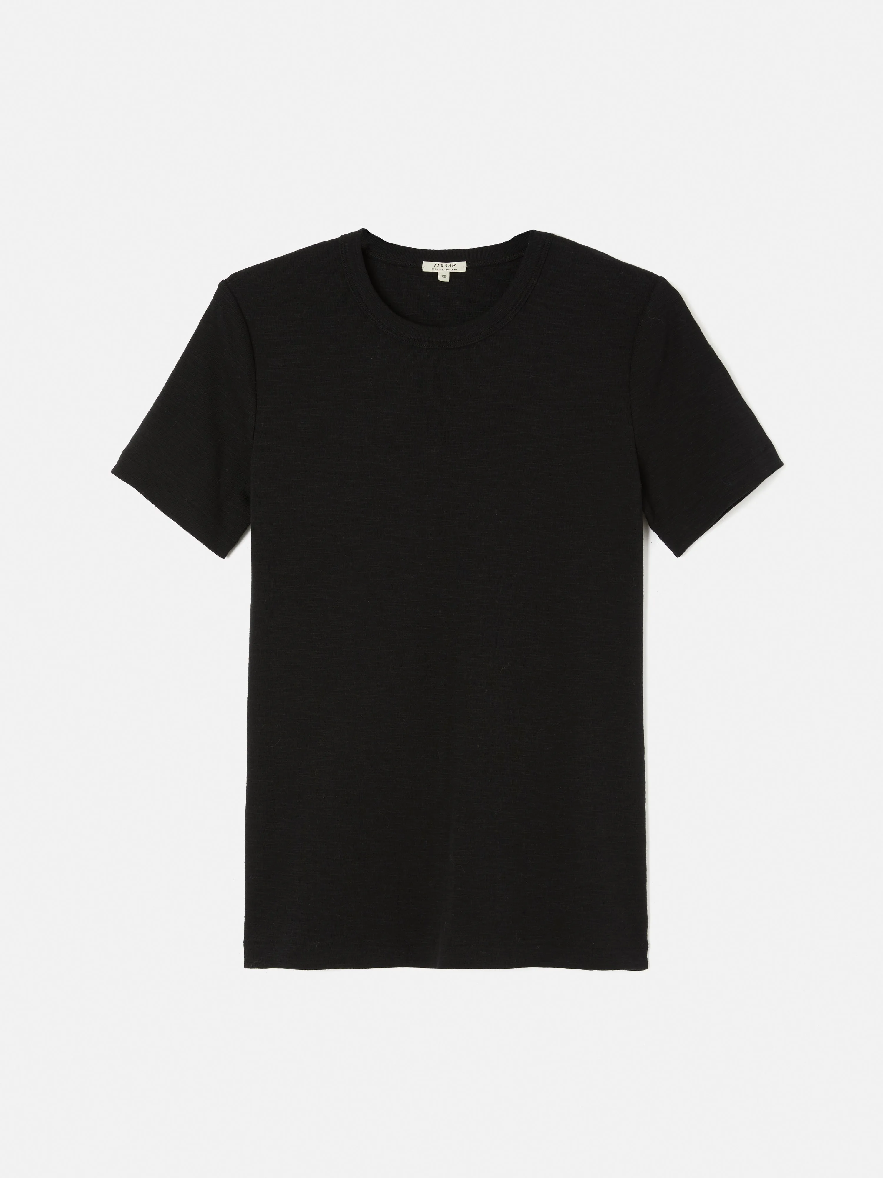 Cotton Luxe Short Sleeve Tee | Black