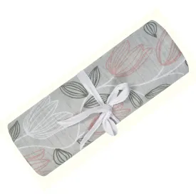 Cotton muslin swaddle - Tulips