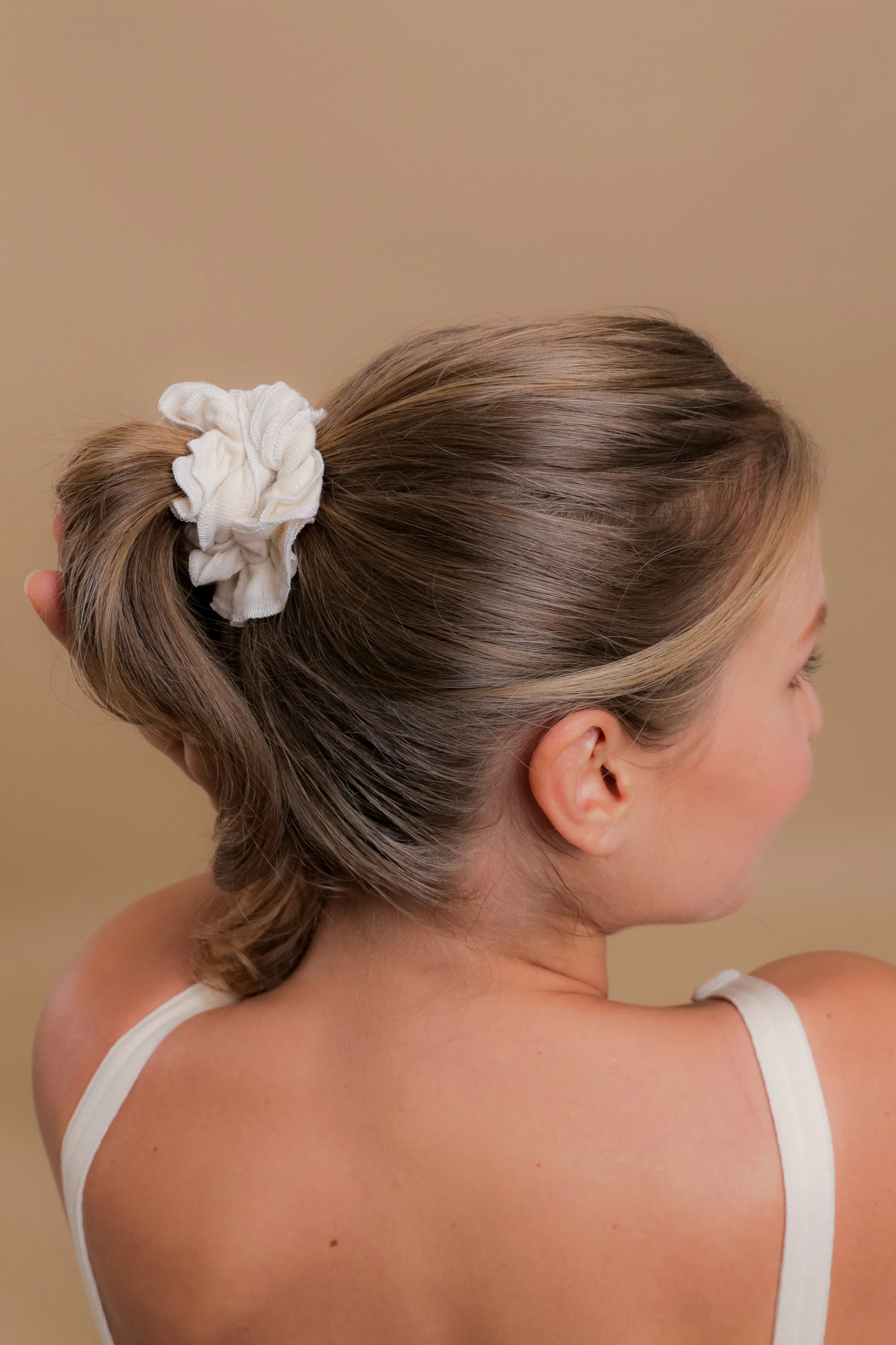 Cotton Scrunchies - 100% Organic Cotton  (5/pack)