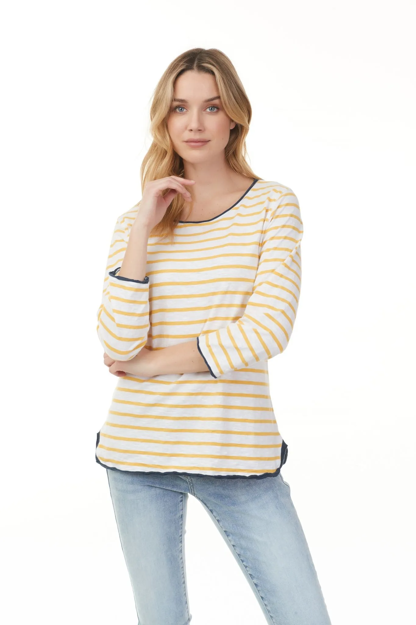 COTTON STRIPE TOP