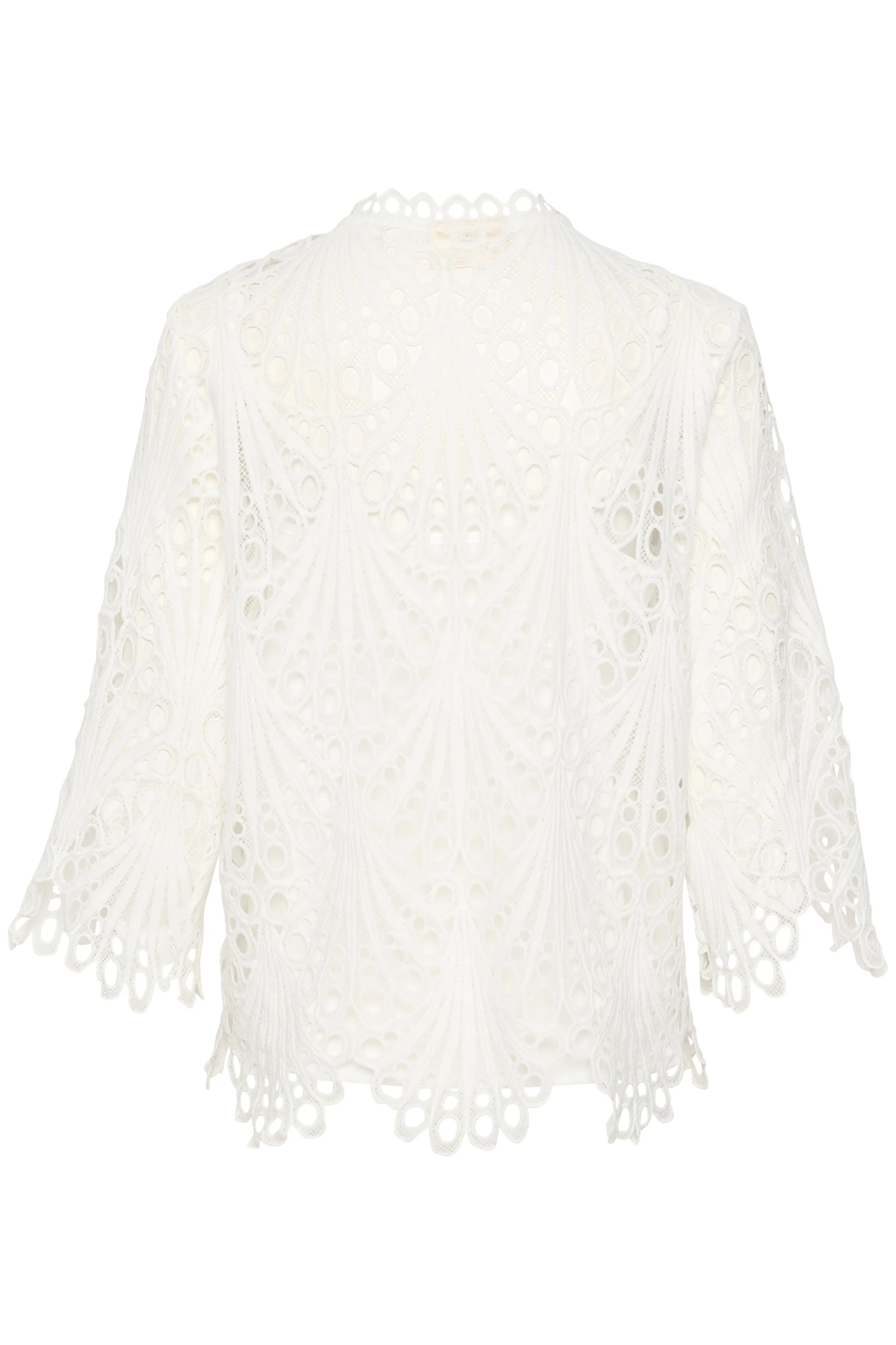 Cream Lhilla Lace Blouse