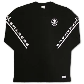 Crooks & Castles Skull Squadron Long Sleeve T-shirt Black