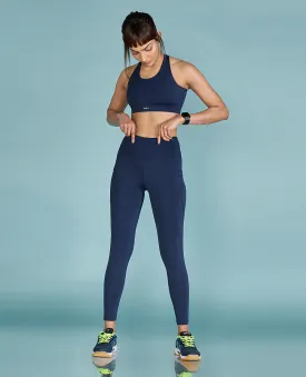 Crostini Bra & Leggings Set in Second SKN Fabric