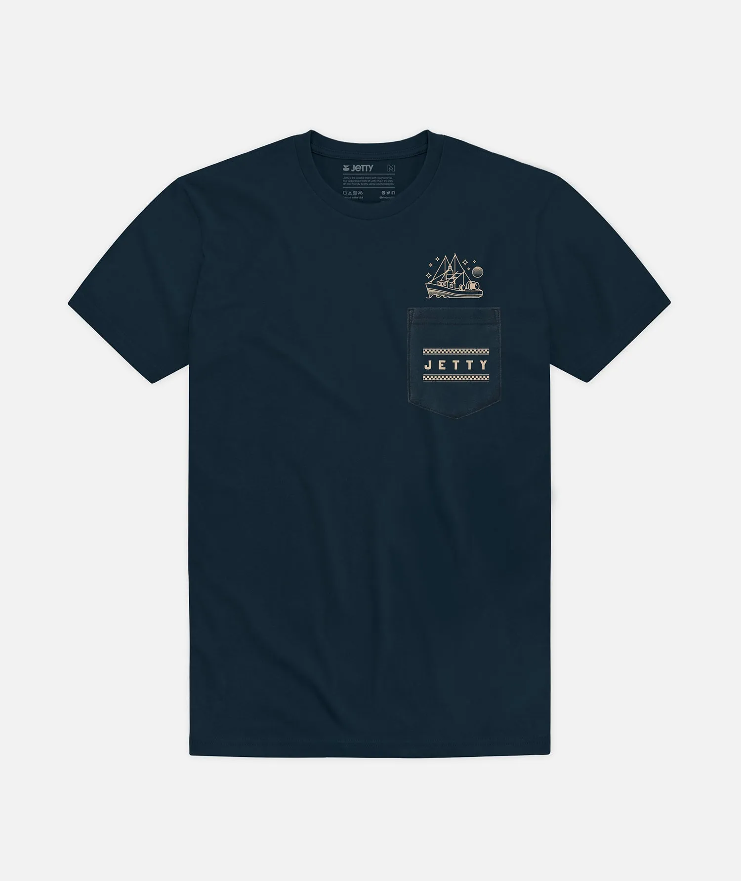 Cruise Pocket Tee - Navy