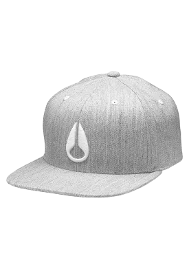 Deep Down Flexfit Athletic Fit Hat - Heather Gray / White