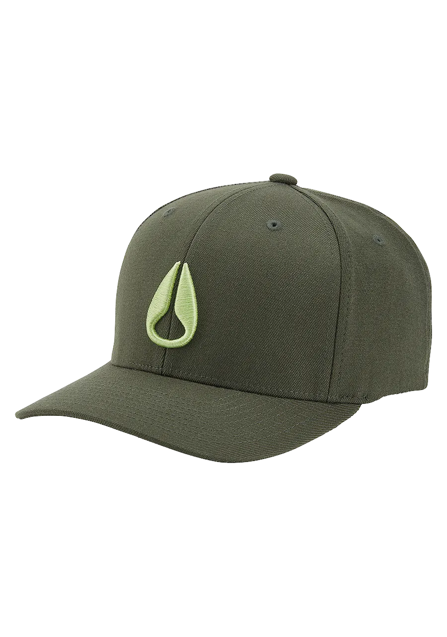 Deep Down Flexfit Athletic Fit Hat - Olive