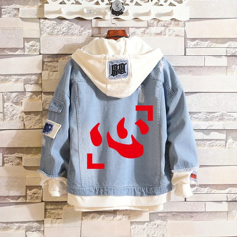 Denim Hoodie Set-1 Hunter X Hunter (Variants Available)