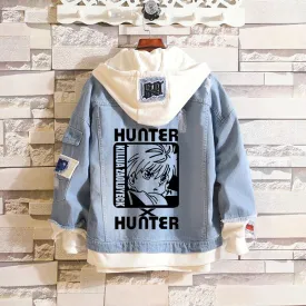 Denim Hoodie Set-1 Hunter X Hunter (Variants Available)