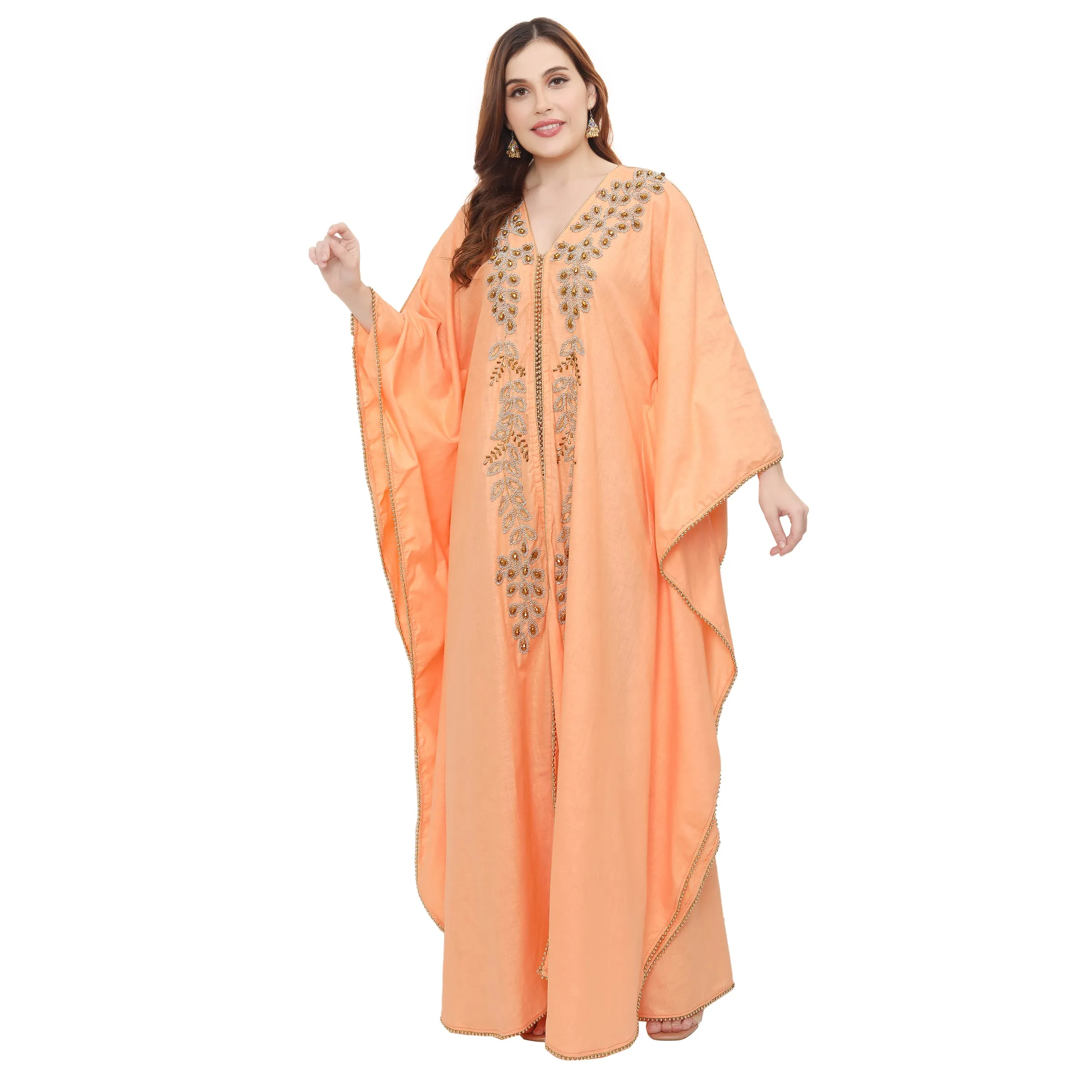 Designer Khaleeji Thobe Modern Kaftan Party Maxi Dress