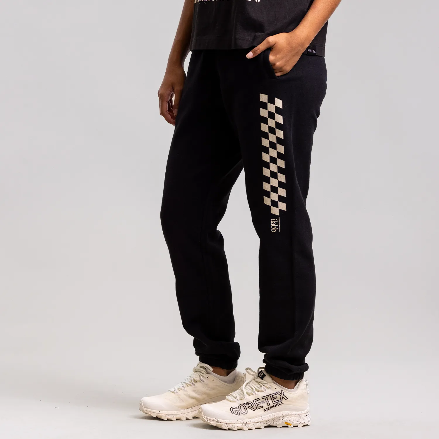 Down Hill Block Track Pant Womens WASHED BLACK