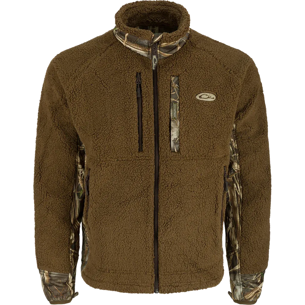 Drake Waterfowl MST Sherpa Fleece Hybrid Liner Full Zip