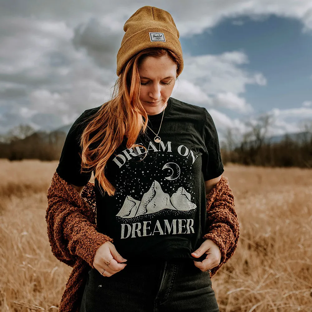 Dream On Dreamer Graphic Tee Shirt (Wholesale)