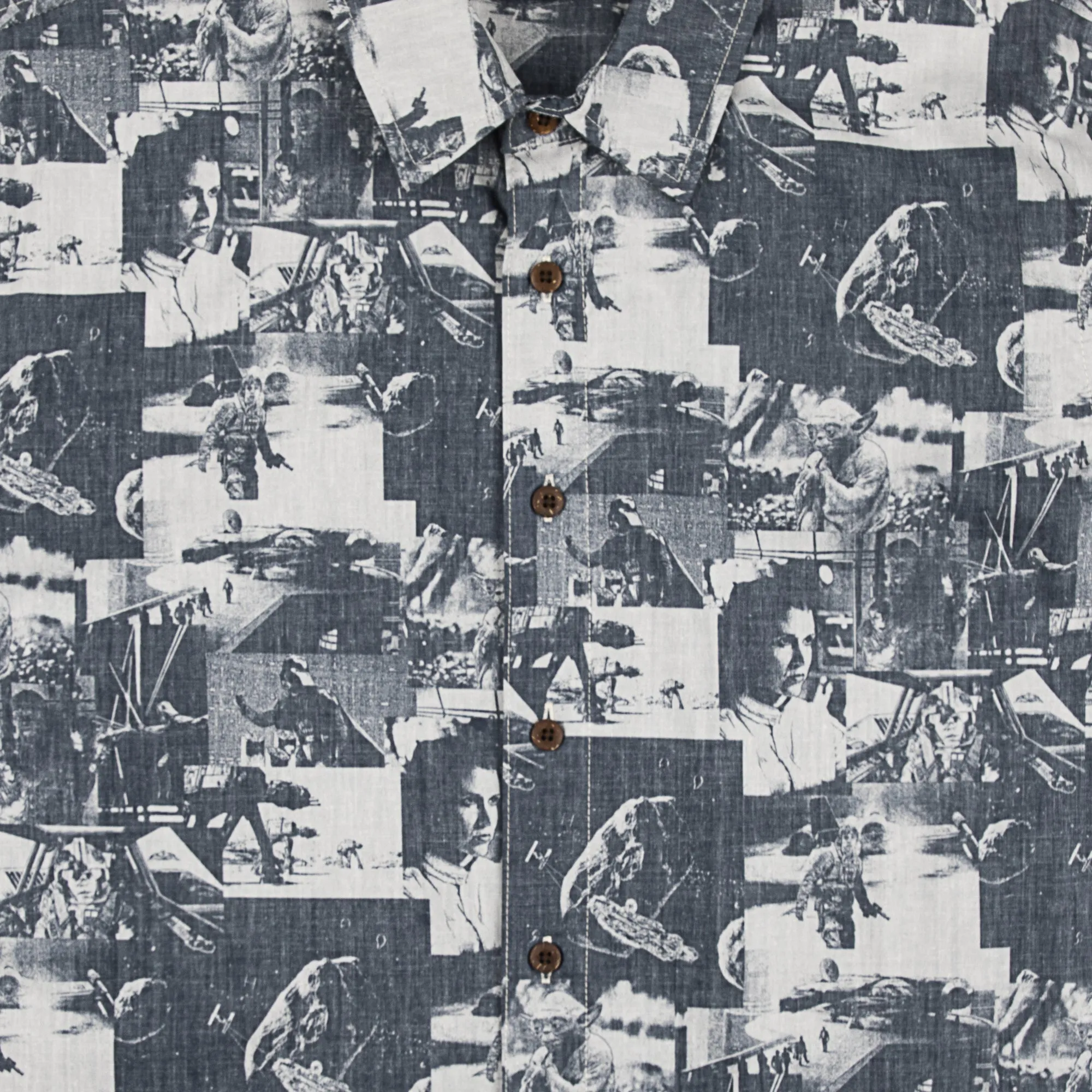 Empire Strikes Back All Over Film Print Button-Down Shirt