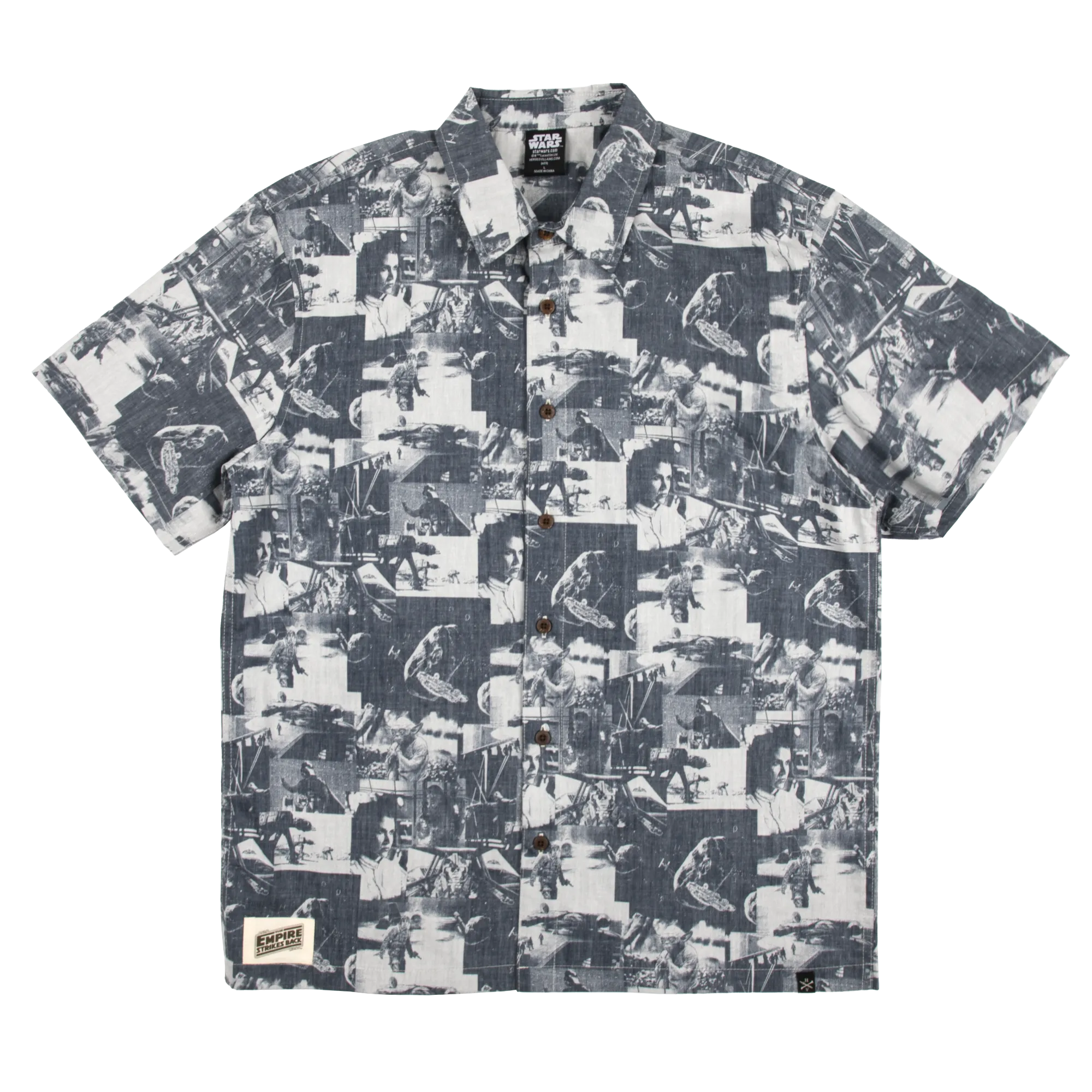 Empire Strikes Back All Over Film Print Button-Down Shirt