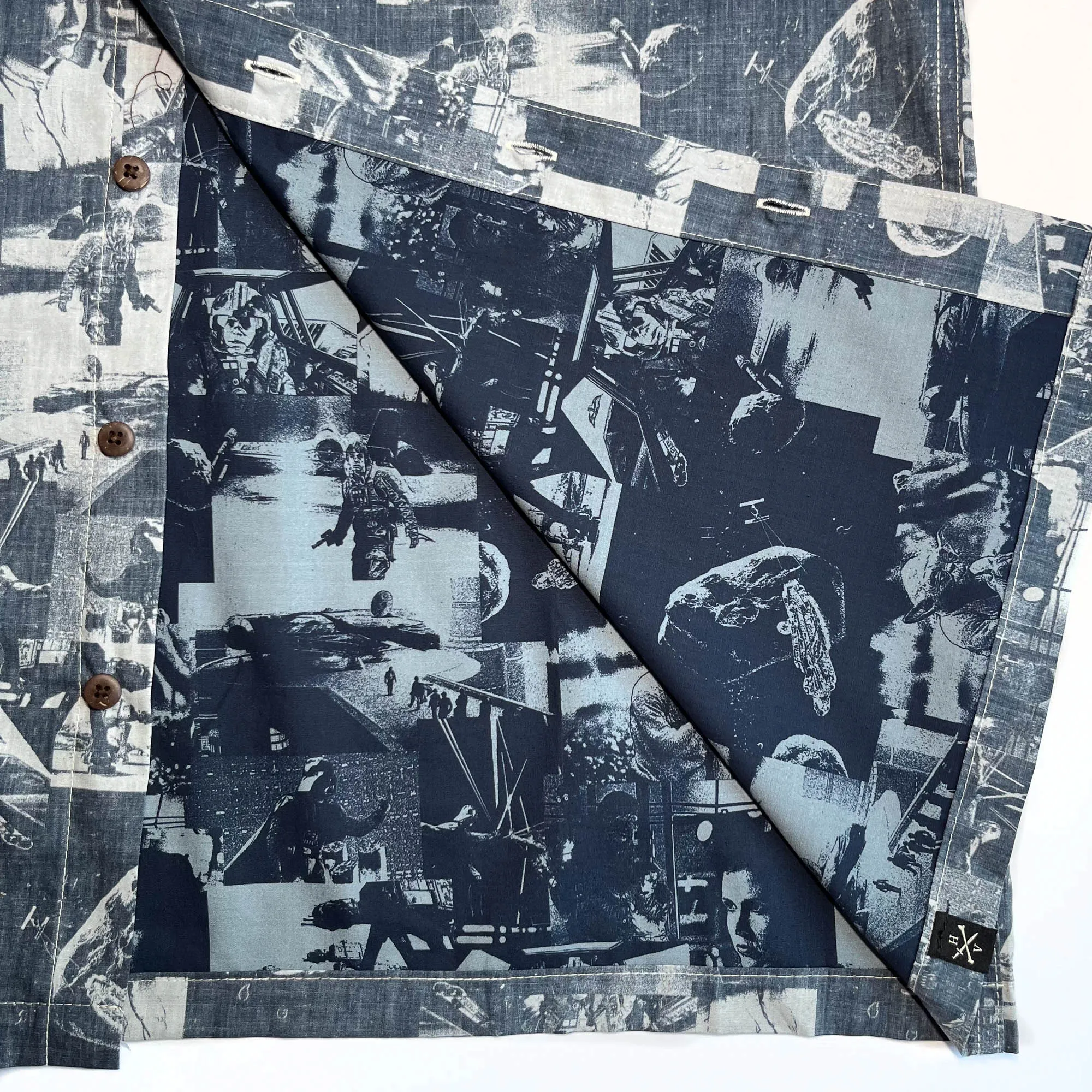 Empire Strikes Back All Over Film Print Button-Down Shirt