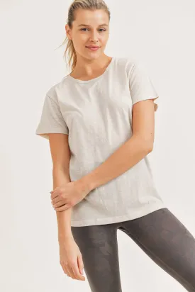 Essential Round Neck Athleisure Tee