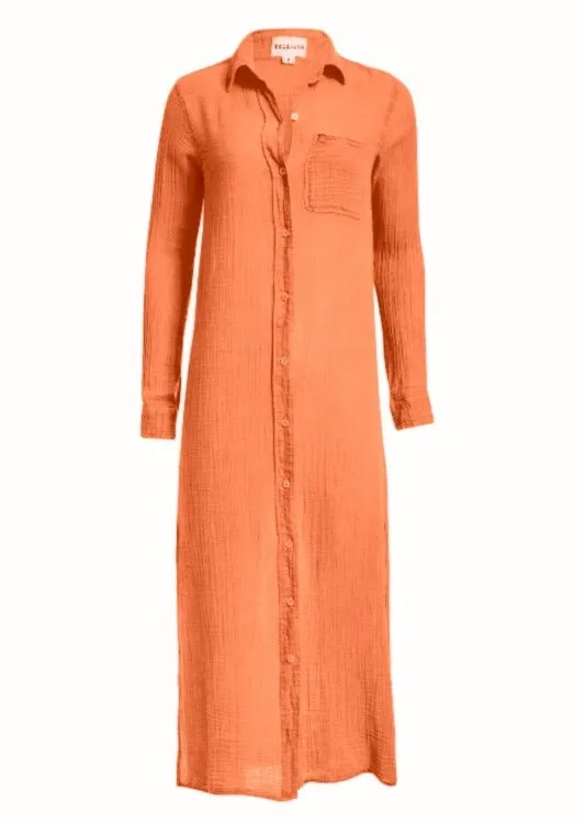 Felicite Boyfriend Maxi - Mamey Orange