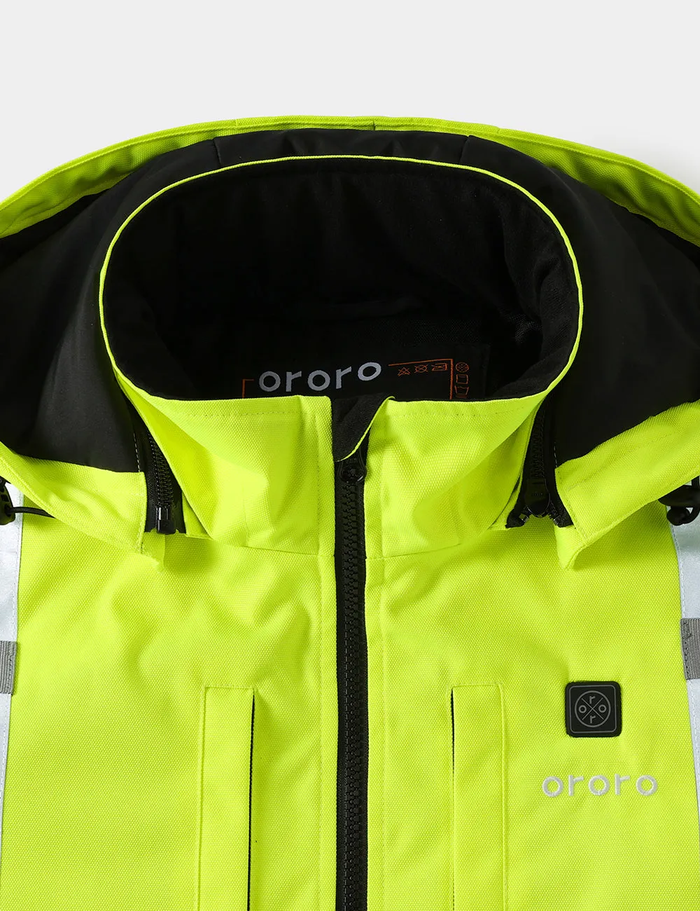 Final Sale - Men's Heated High-Visibility Work Jacket