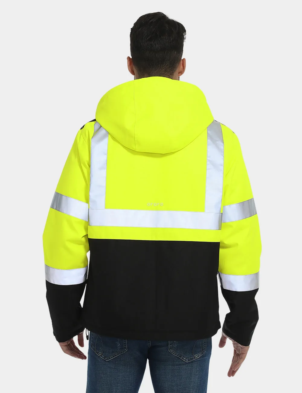 Final Sale - Men's Heated High-Visibility Work Jacket