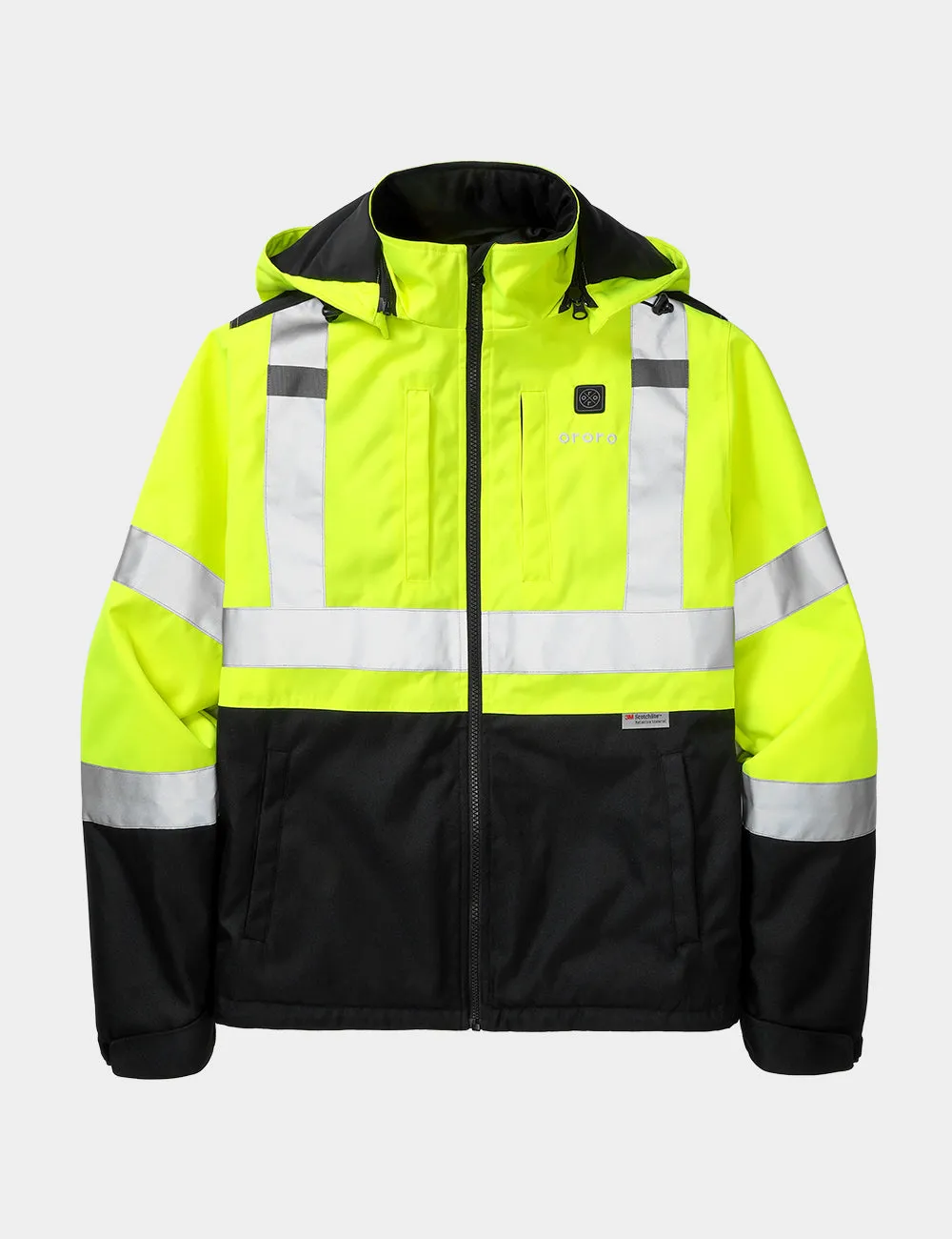 Final Sale - Men's Heated High-Visibility Work Jacket