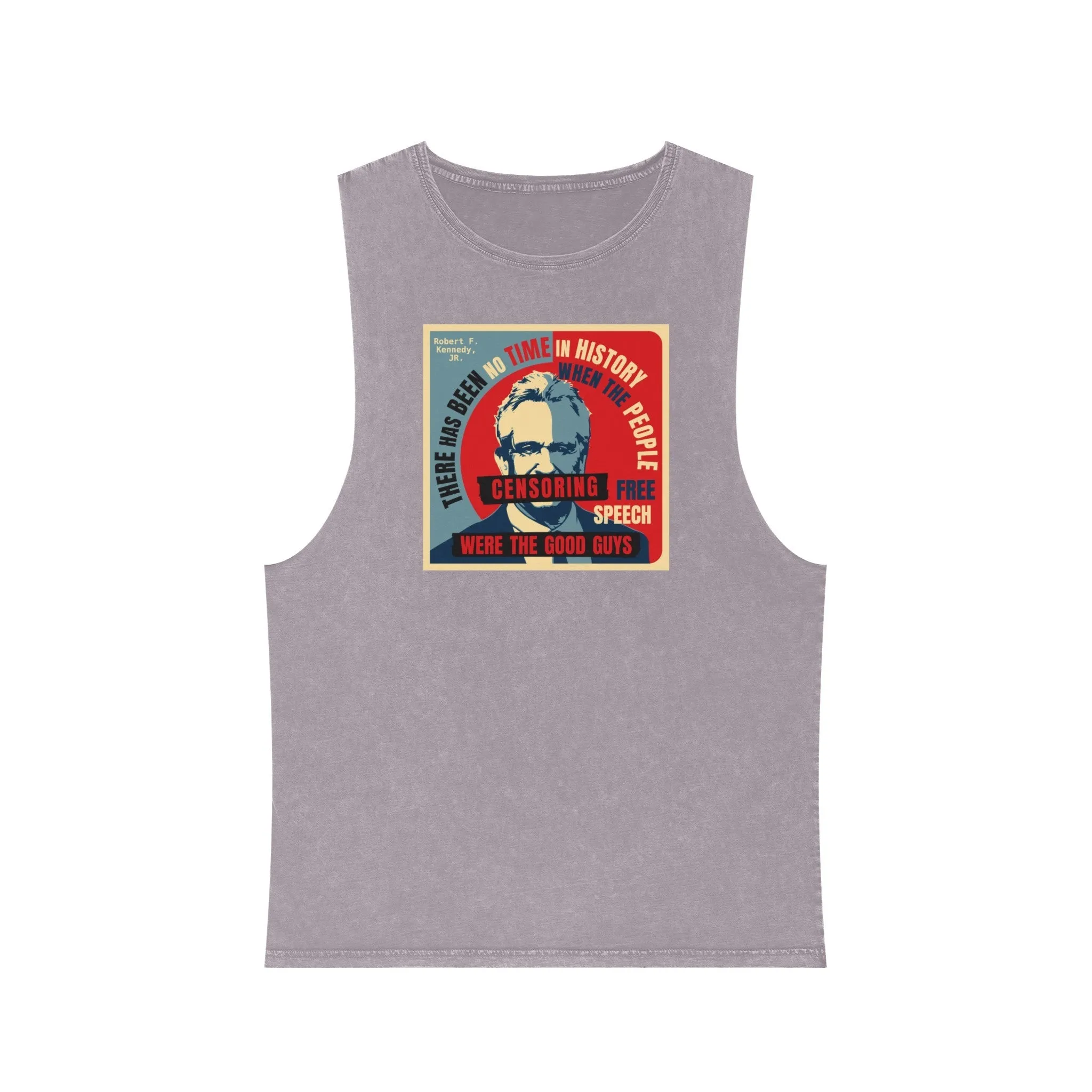 Free Speech Unisex Stonewash Tank Top