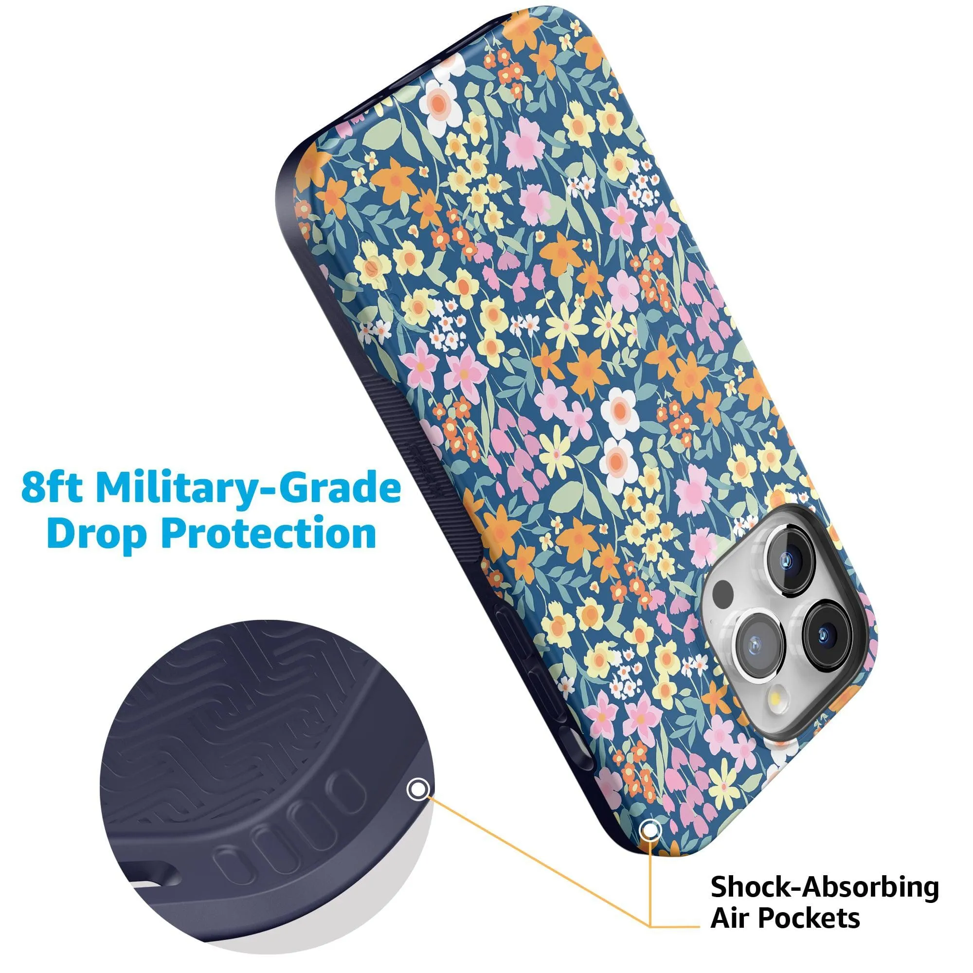 Full Bloom | Navy Floral Case