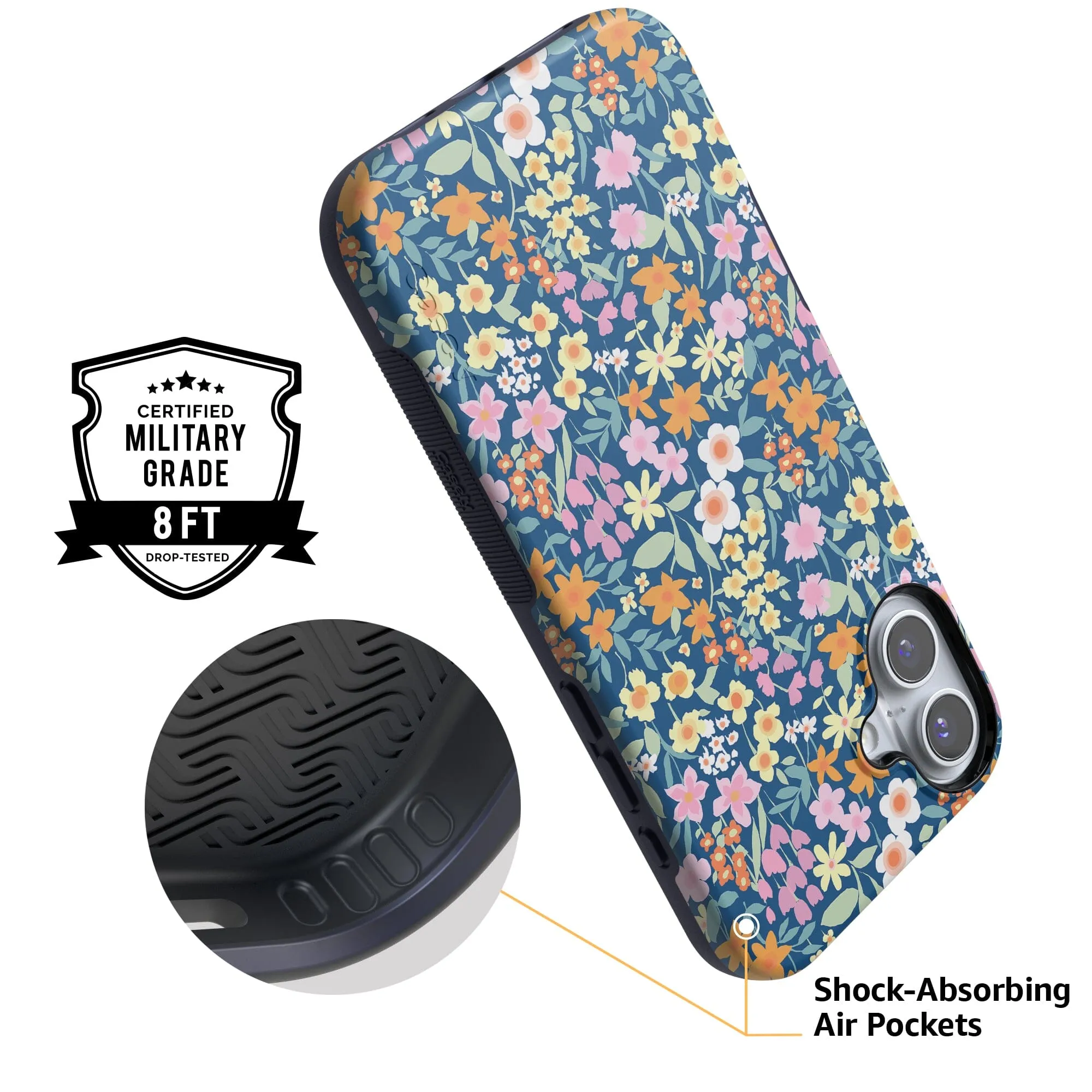 Full Bloom | Navy Floral Case