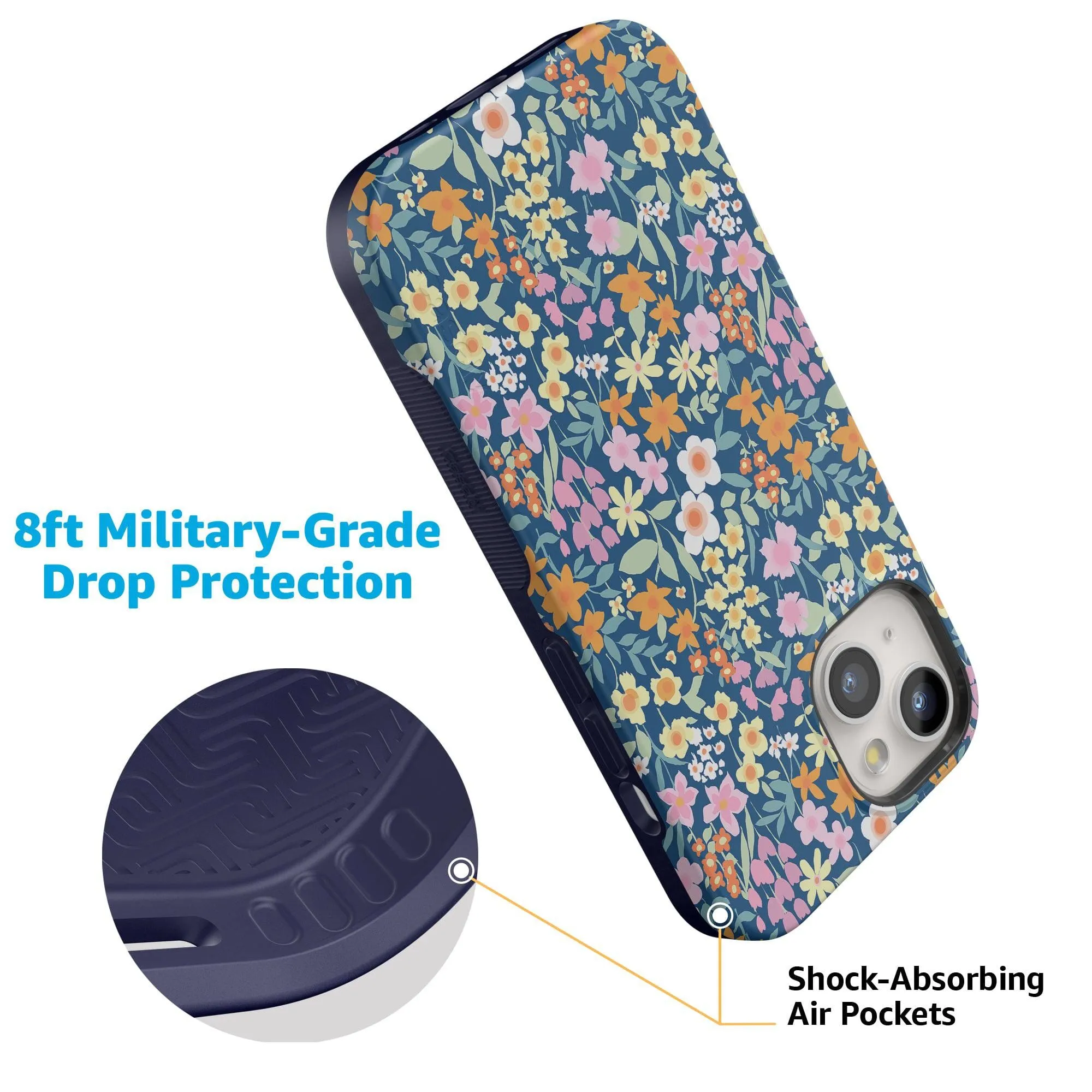 Full Bloom | Navy Floral Case