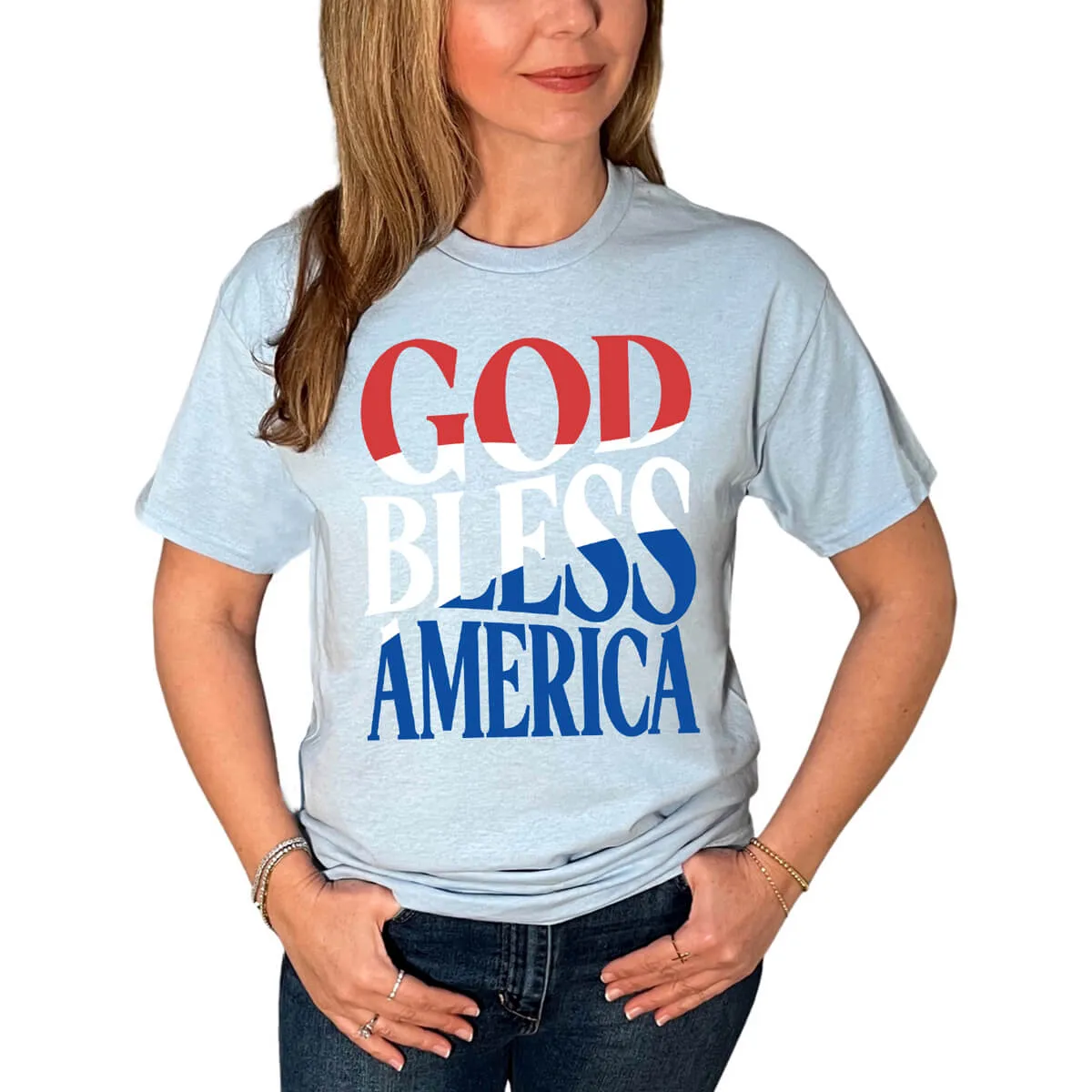 God Bless America Flag T-Shirt