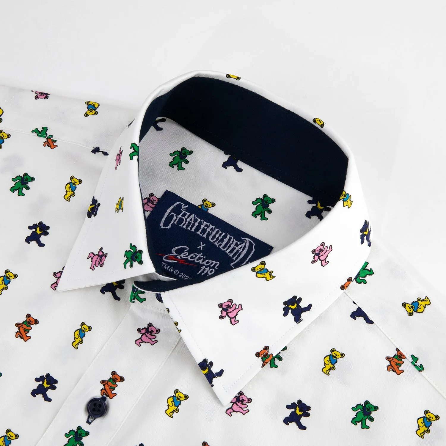 Grateful Dead | Classic Long Sleeve Button Down | Dancing Bears