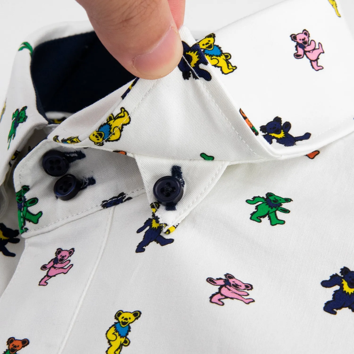 Grateful Dead | Classic Long Sleeve Button Down | Dancing Bears