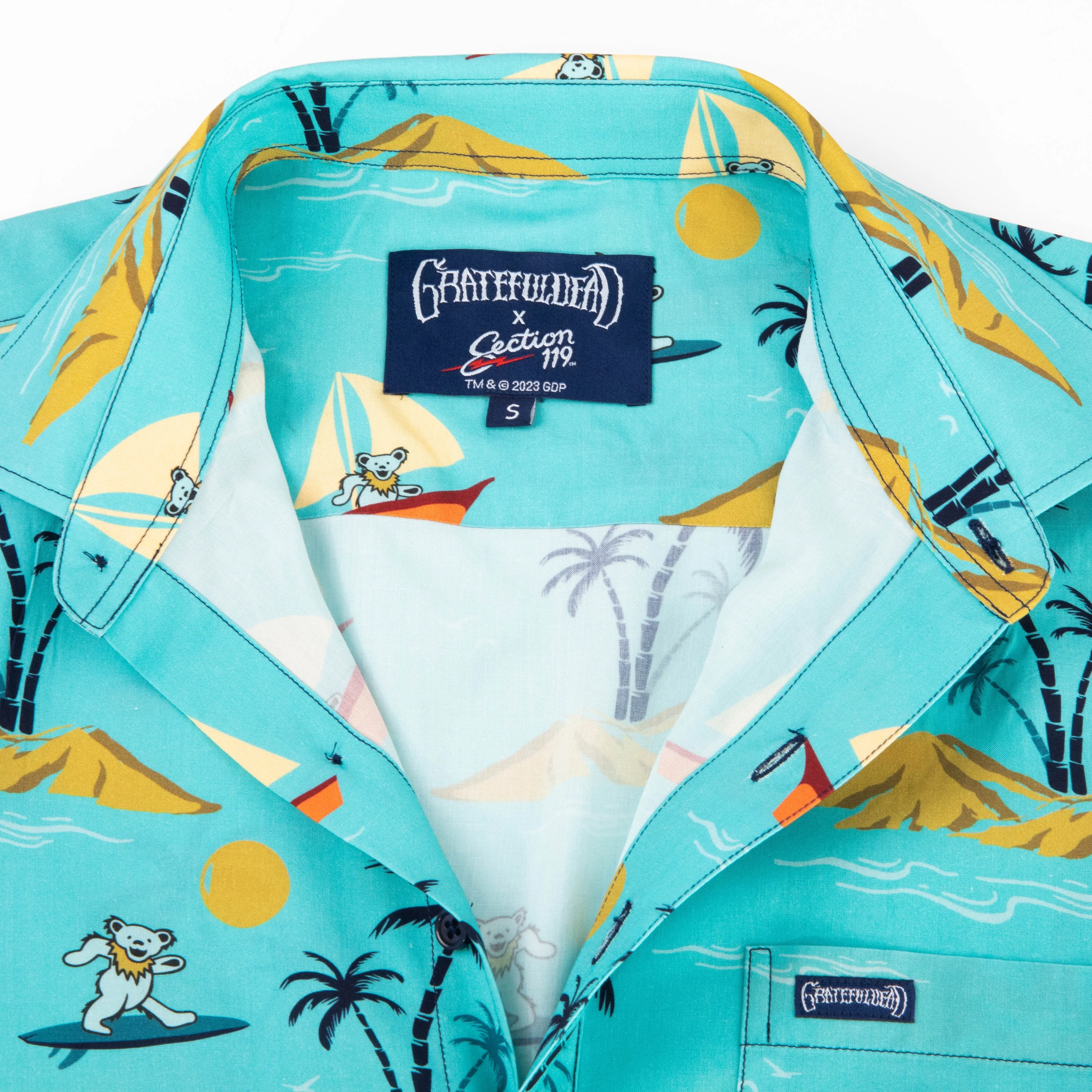 Grateful Dead  | Relaxed Button Down | Sailboats & Bears