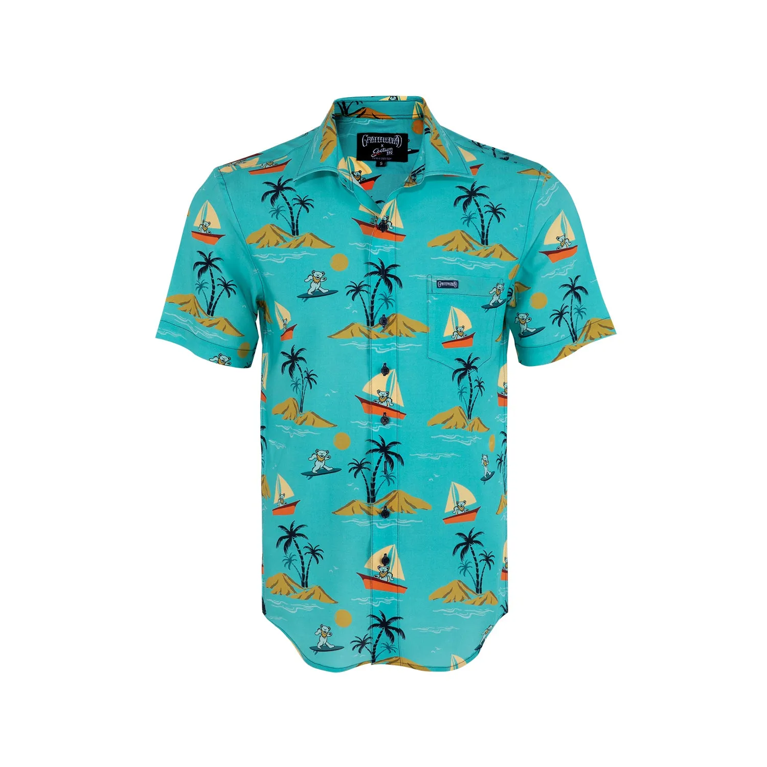 Grateful Dead  | Relaxed Button Down | Sailboats & Bears