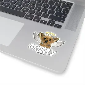 Grizzly Angel Wings Stickers