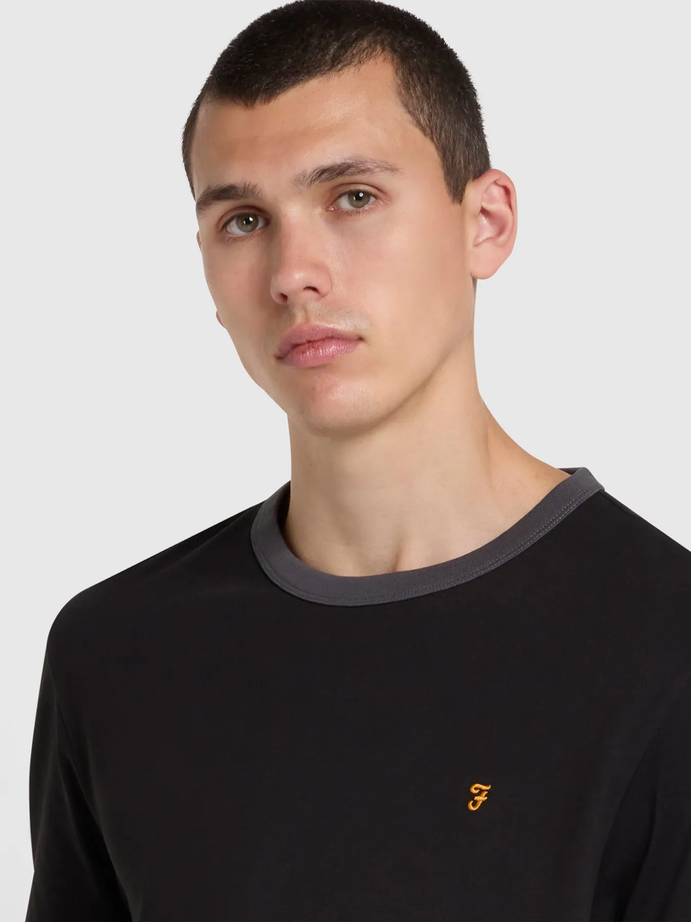 Groves Regular Fit T-Shirt In Black