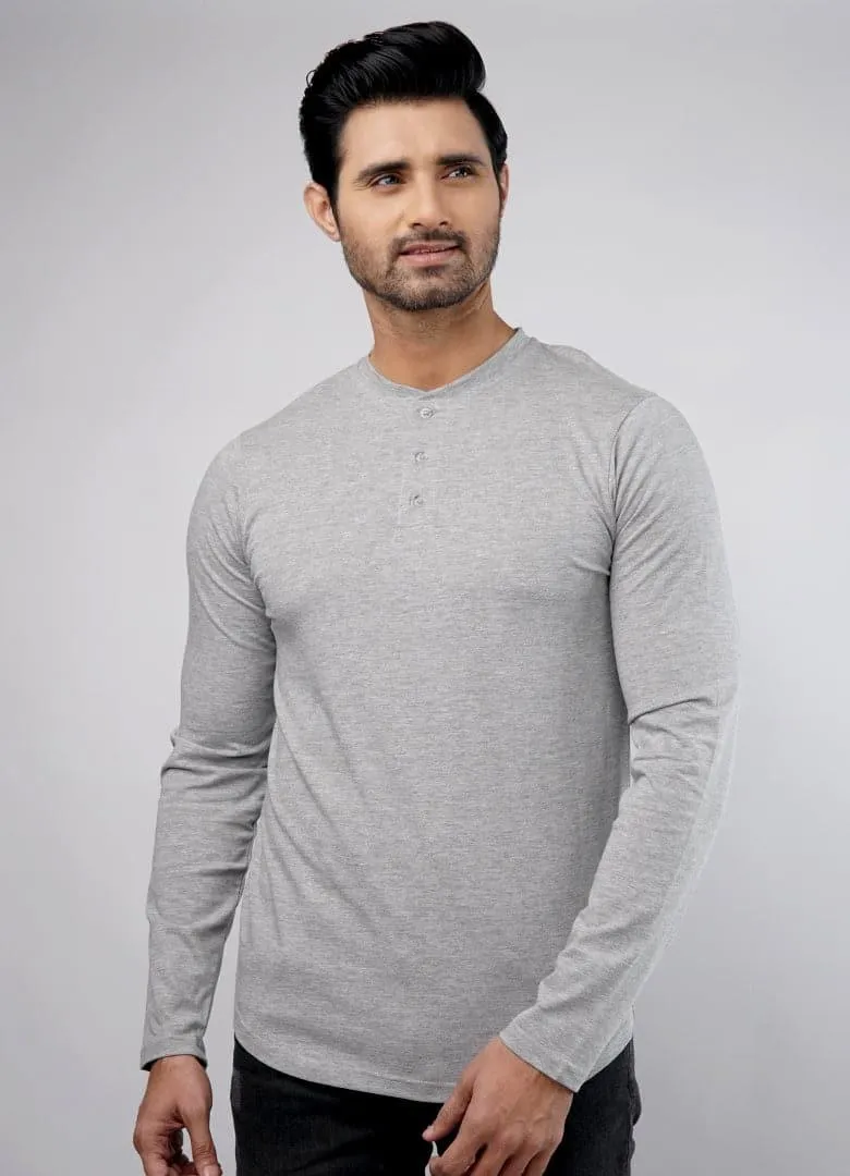 Harbor Full Sleeves Henley Tshirt