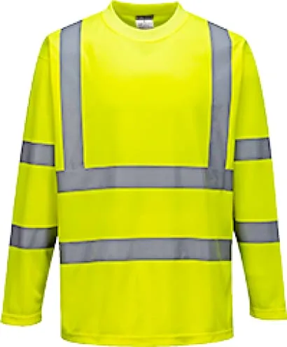 Hi Vis Long Sleeved T Shirt RIS 3279 Portwest S178