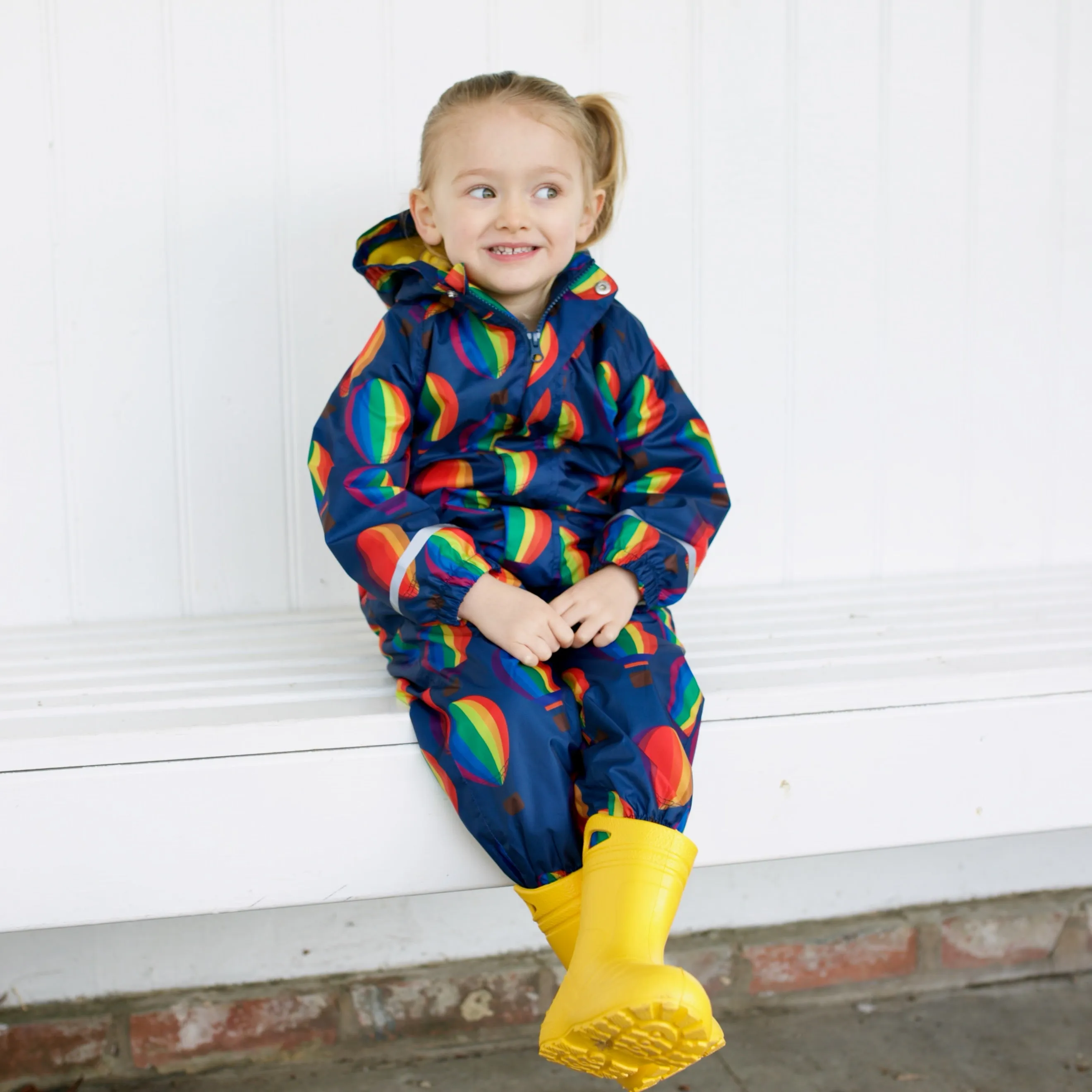 Hot air Balloon Puddlesuit 0-6 Years