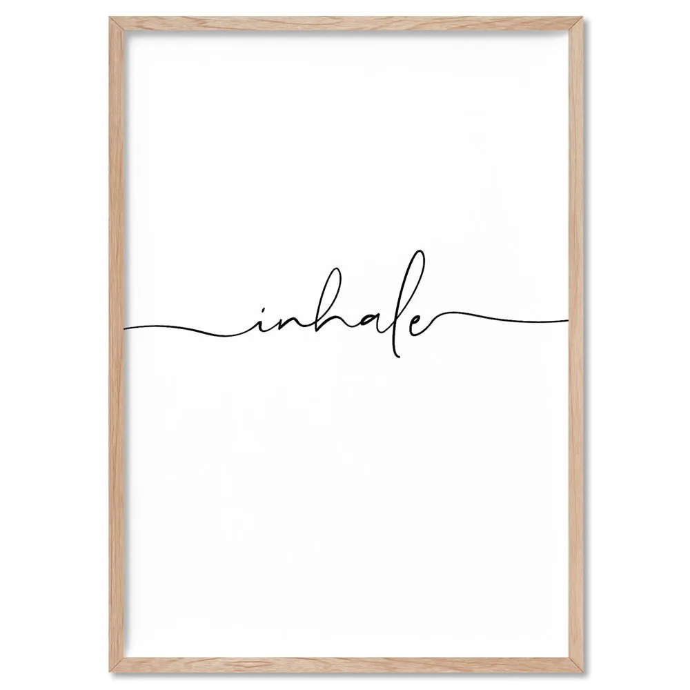 Inhale - Art Print