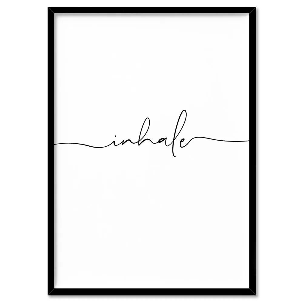 Inhale - Art Print