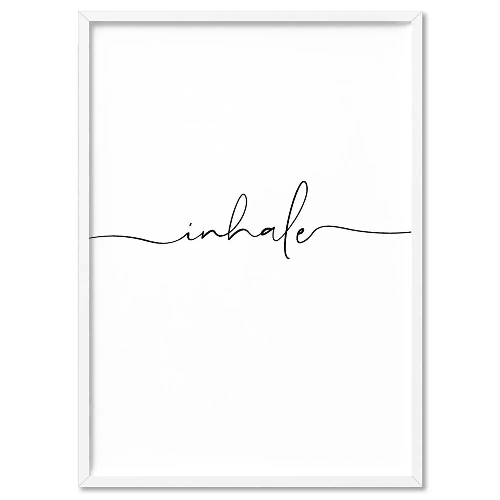 Inhale - Art Print