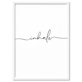 Inhale - Art Print