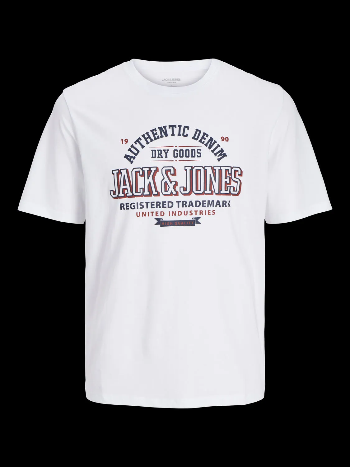 Jack & Jones Mens 'JJELOGO' Print T-Shirt