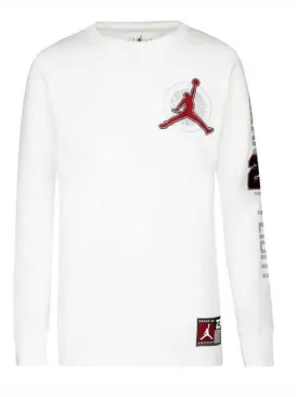 JORDAN GYM 23 BRAND OF FLIGHT L/S TEE_ GRADESCHOOL