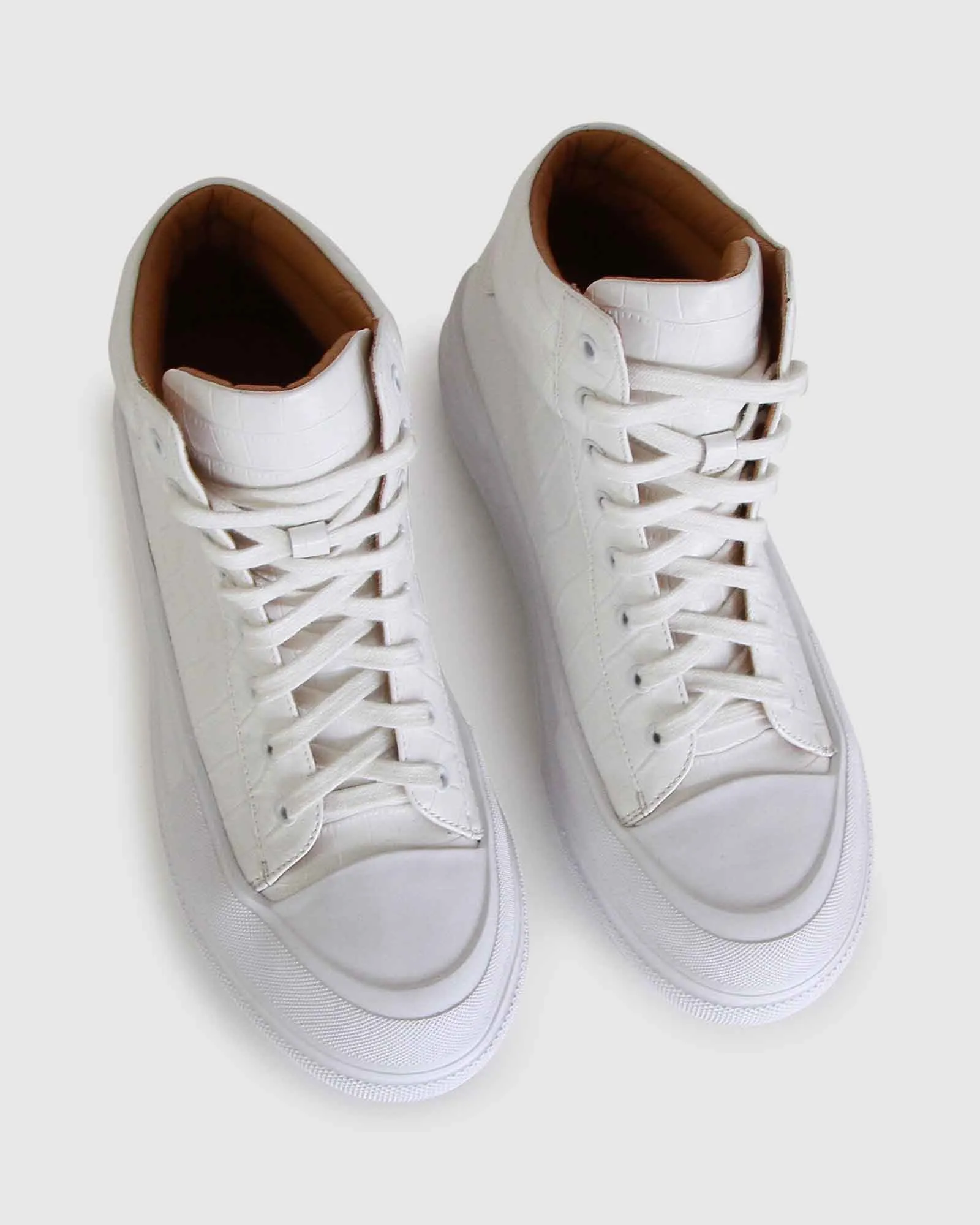 Just A Game Hi-Top Sneaker - White